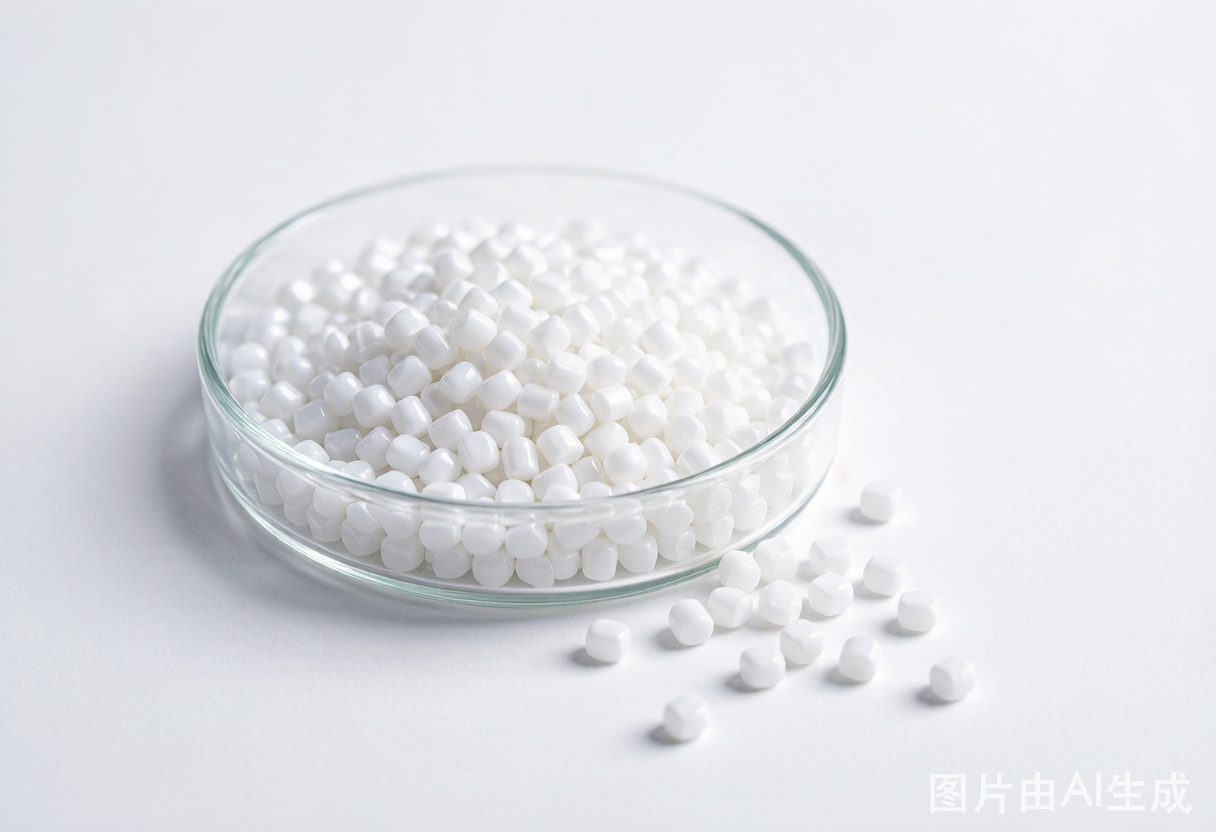 HDPE plastic material pellets