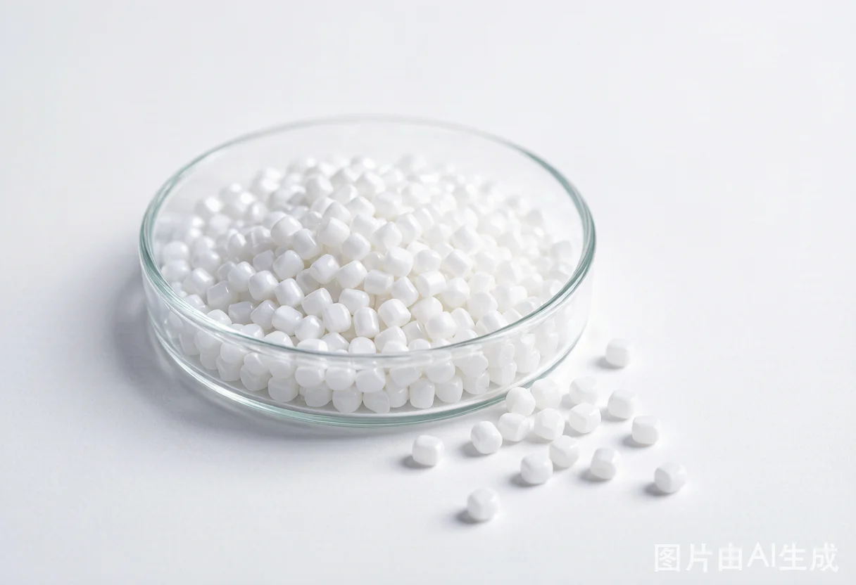 HDPE plastic material pellets